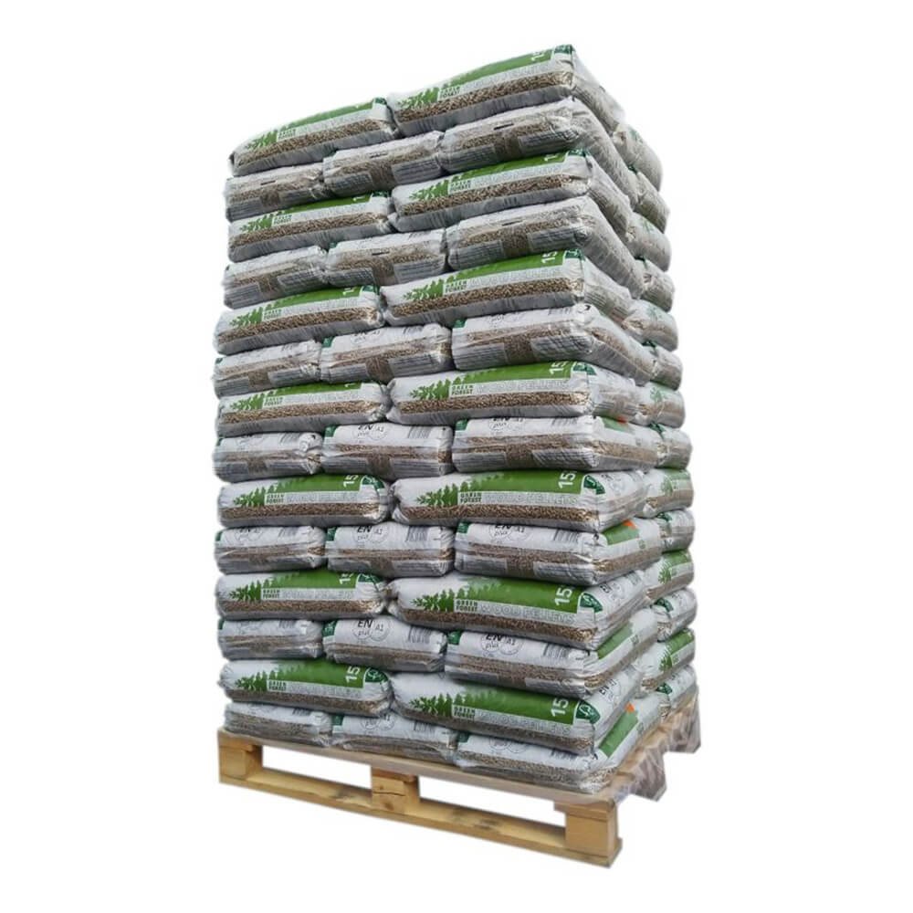 PA2.jpg Pellet Green Forest – Bancale da 70 sacchi da 15 kg - immagine 1